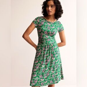 Boden Green Amelie Jersey knit dress size 14L